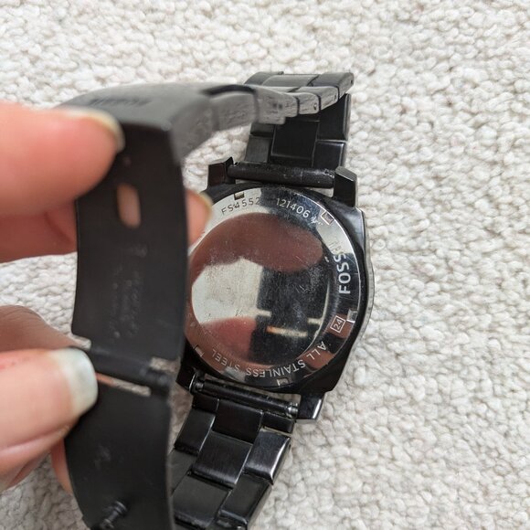 Fossil Dress Collection Chronograph Black Dial Men's Watch FS4552 - Picture 4 of 5